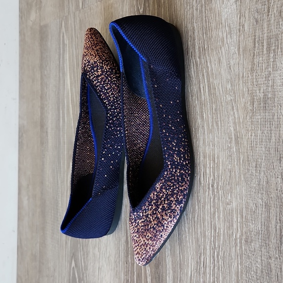 Rothy’s The Point in Midnight Metallic Size 6 - Picture 4 of 7